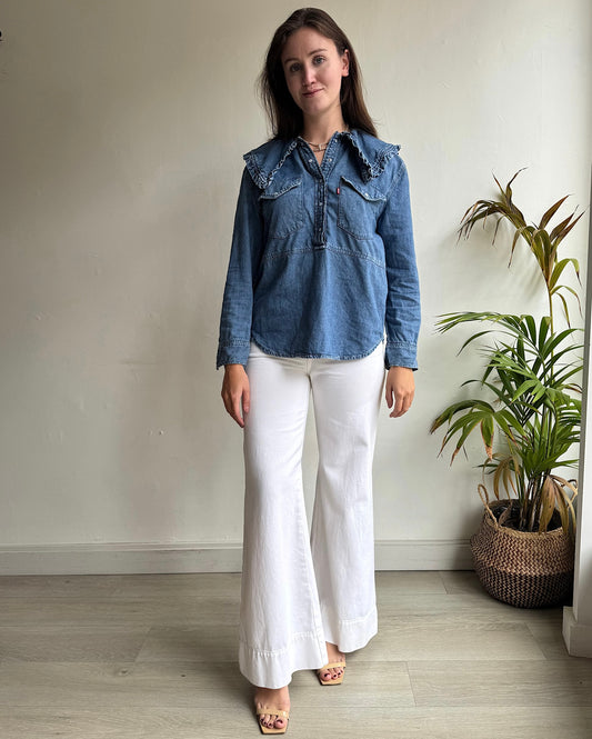 Denim Shirt ~ Size S