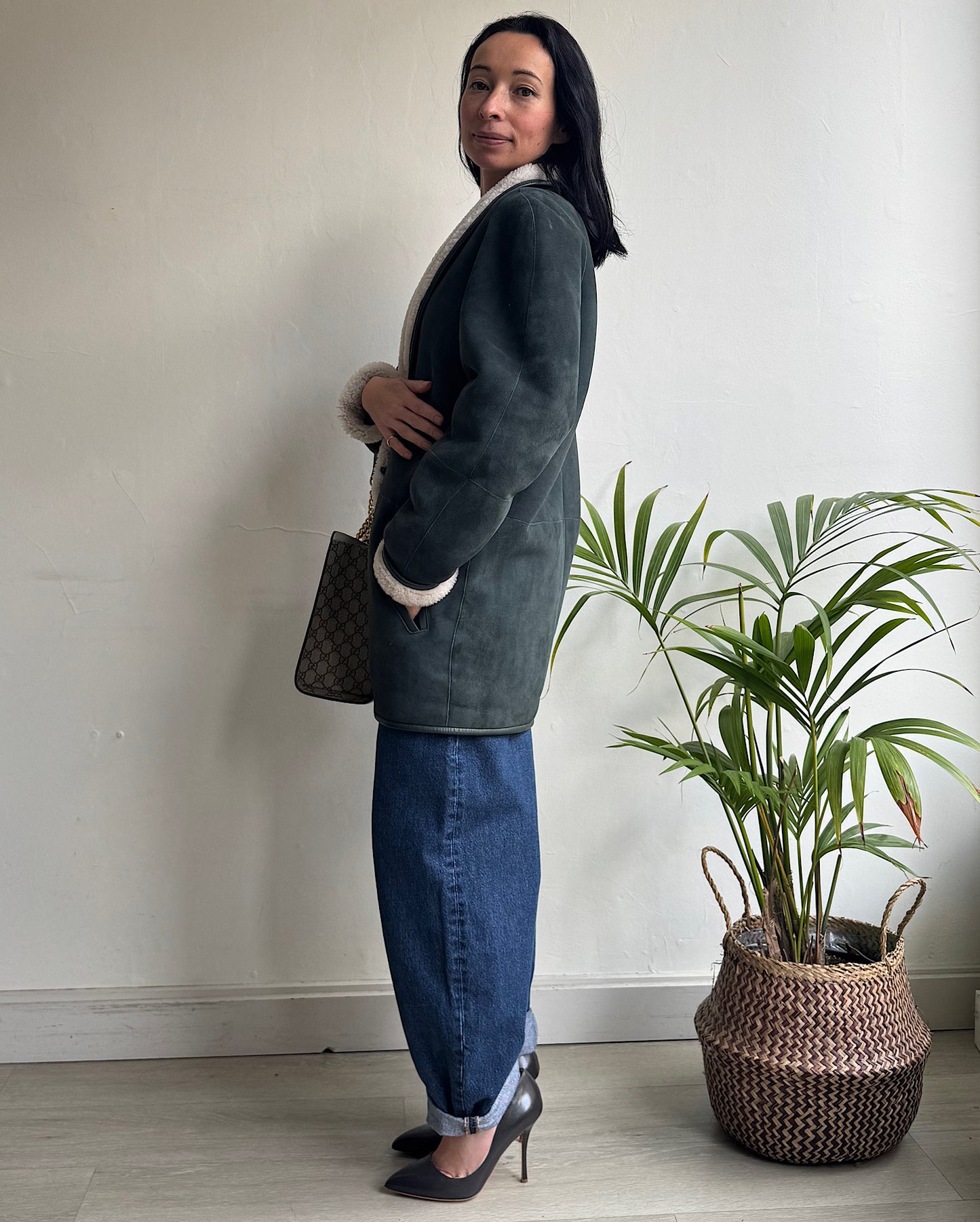 Shearling Jacket ~ Size 8