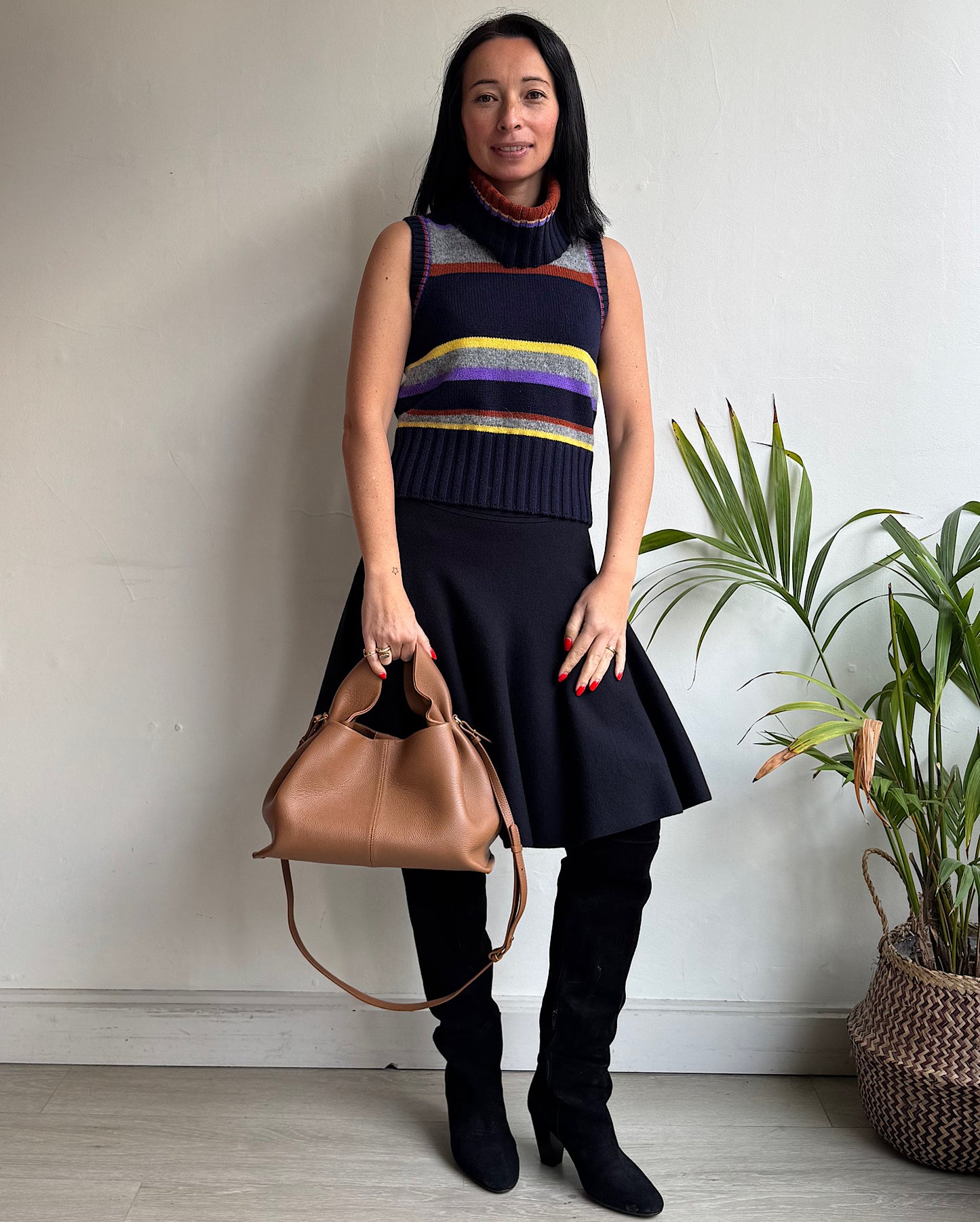 Striped Sleeveless Knit ~ Size XS