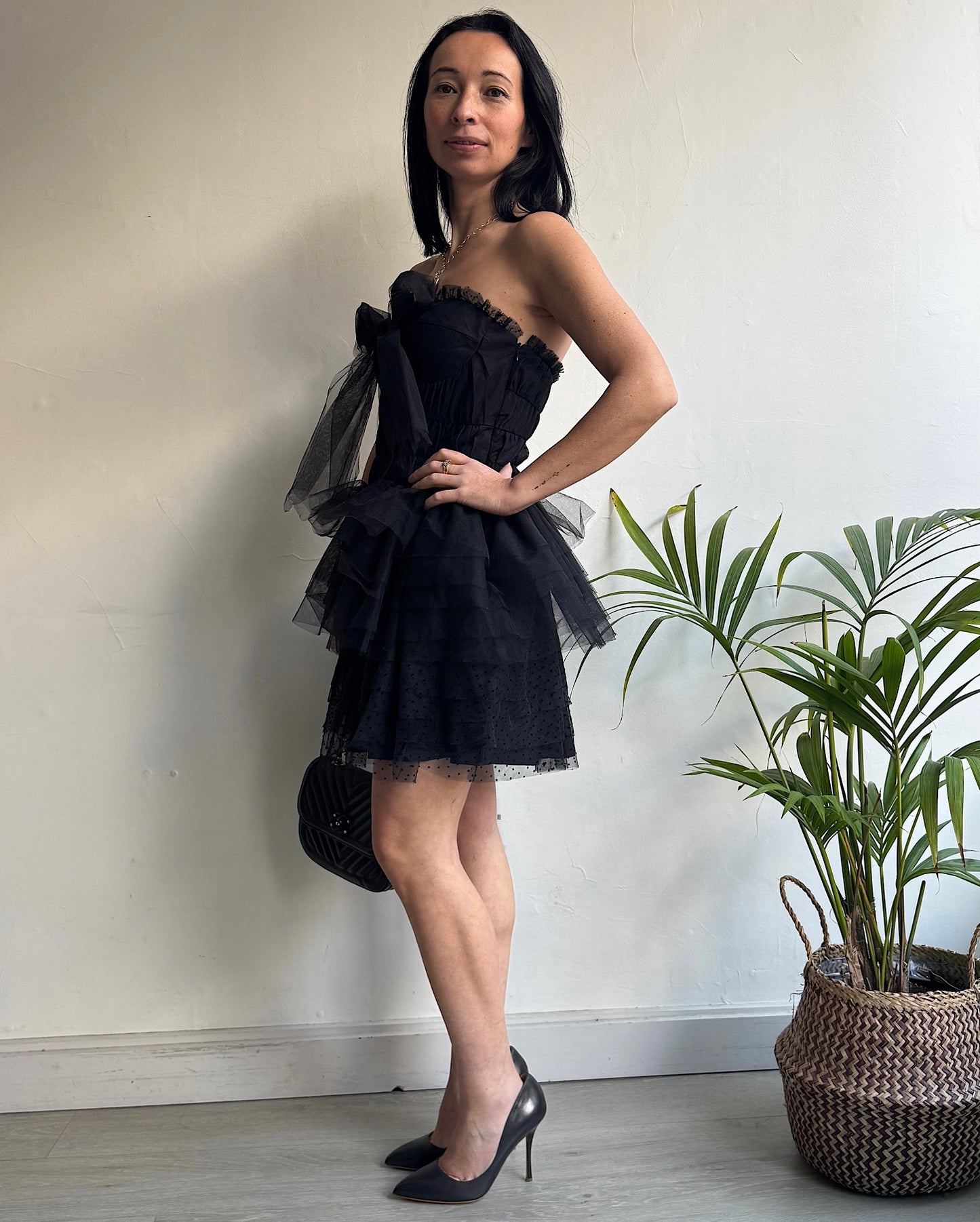 Strapless Mini Dress ~ Size 8