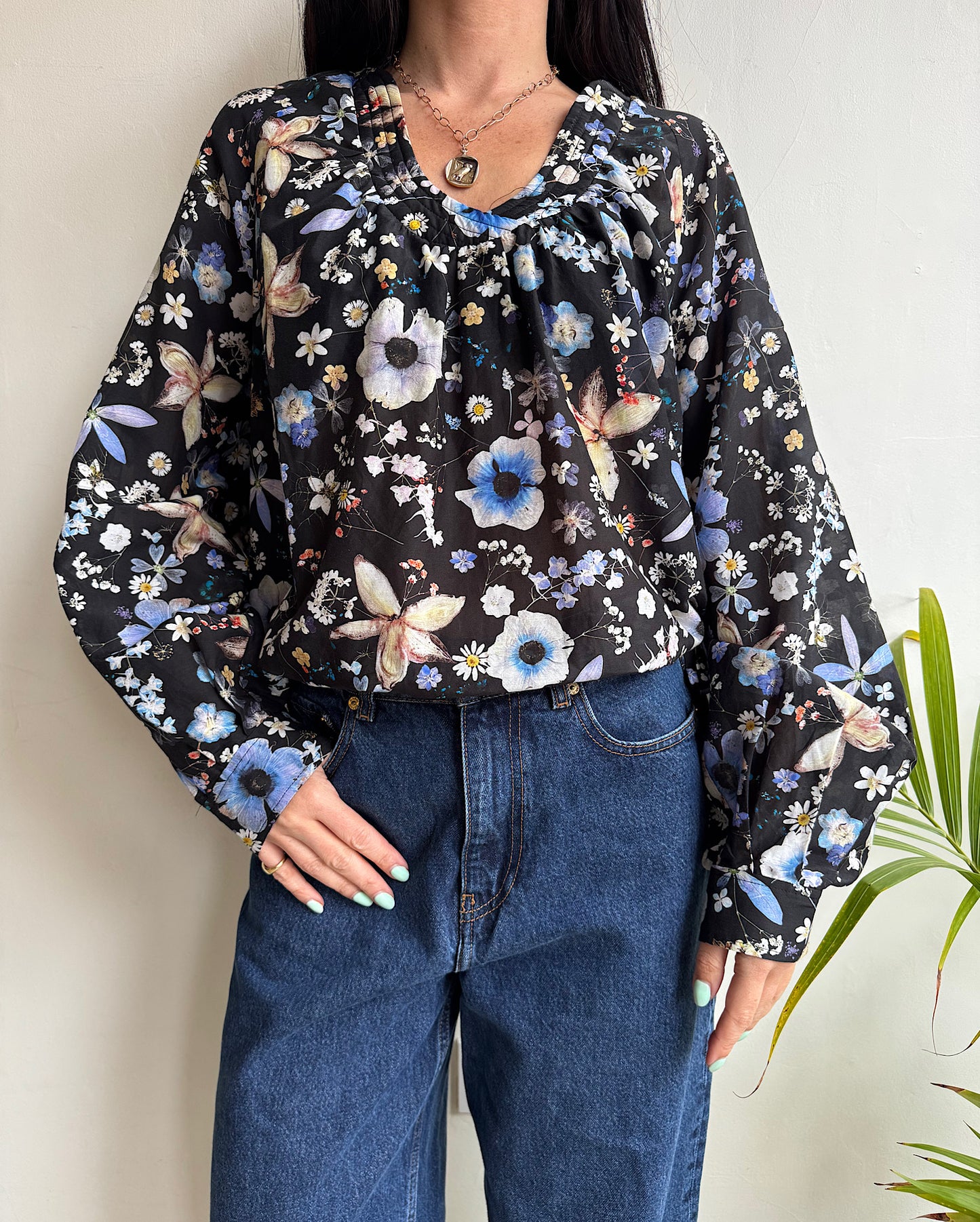 Munthe Floral Top ~ Size S