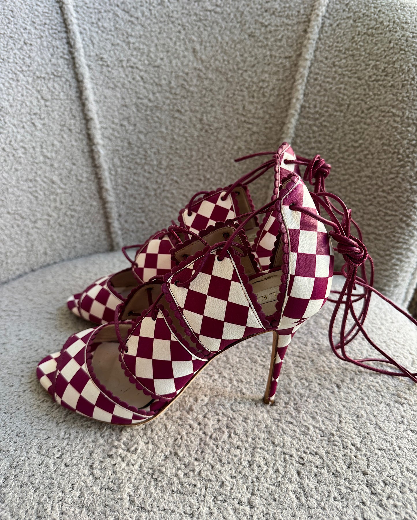 Checkered Peeptoes ~ Size 4