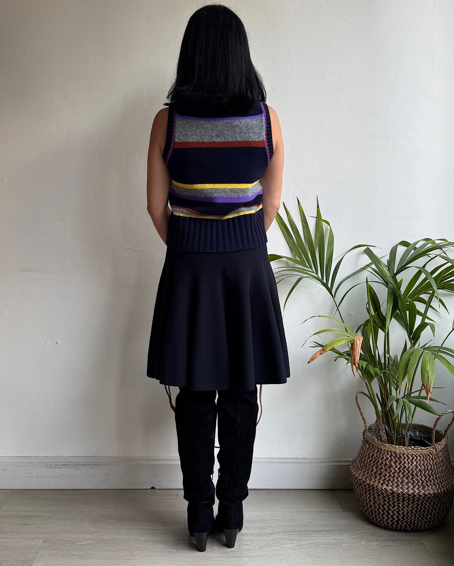 Striped Sleeveless Knit ~ Size XS