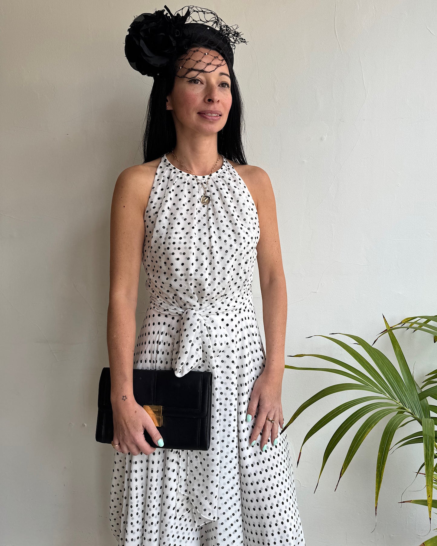 Caroline Herrera Polkadot Dress ~ Size 6