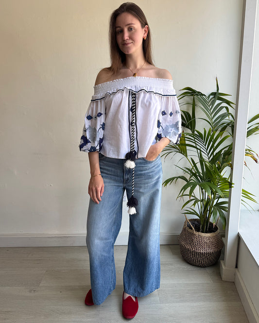 Embroidered Top ~ Size XS