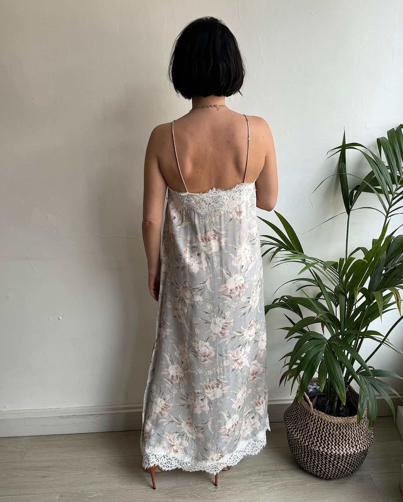 SALE Floral Slip Dress ~ Size M