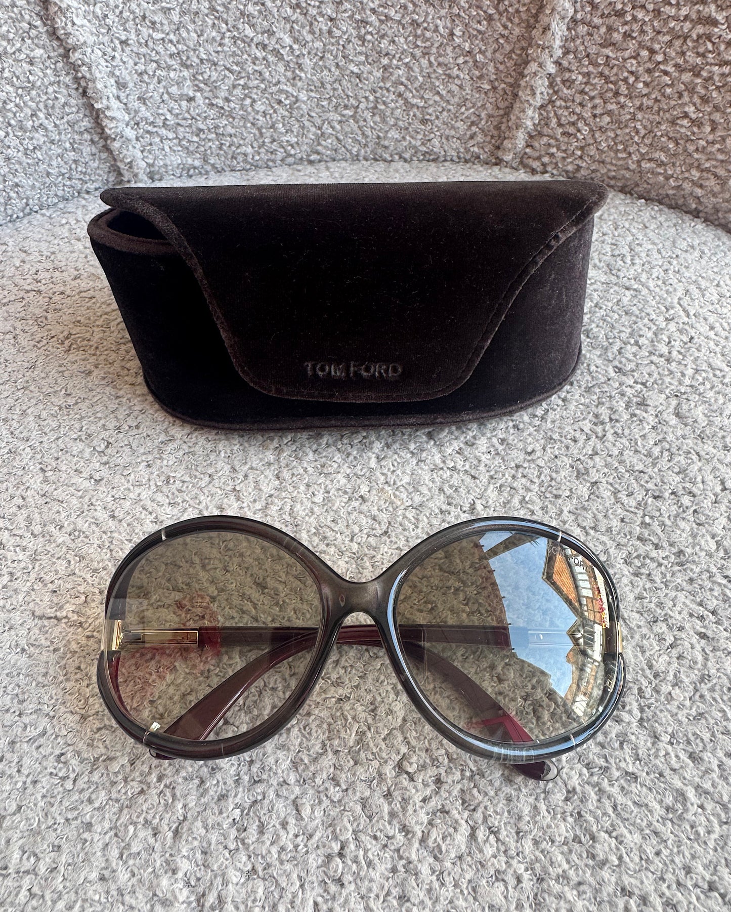Grey Tom Ford Sunglasses