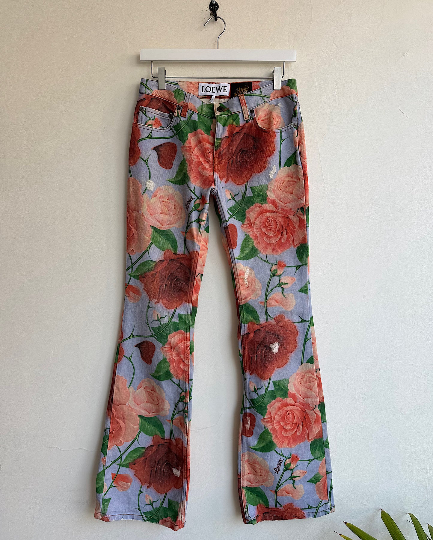 Loewe Floral Jeans ~ Size 6