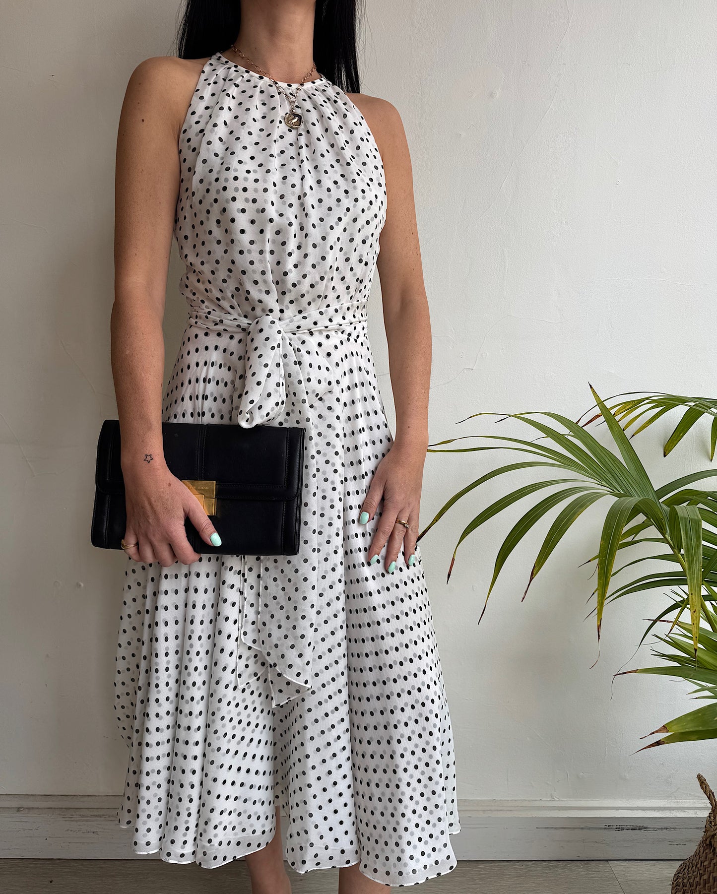 Caroline Herrera Polkadot Dress ~ Size 6