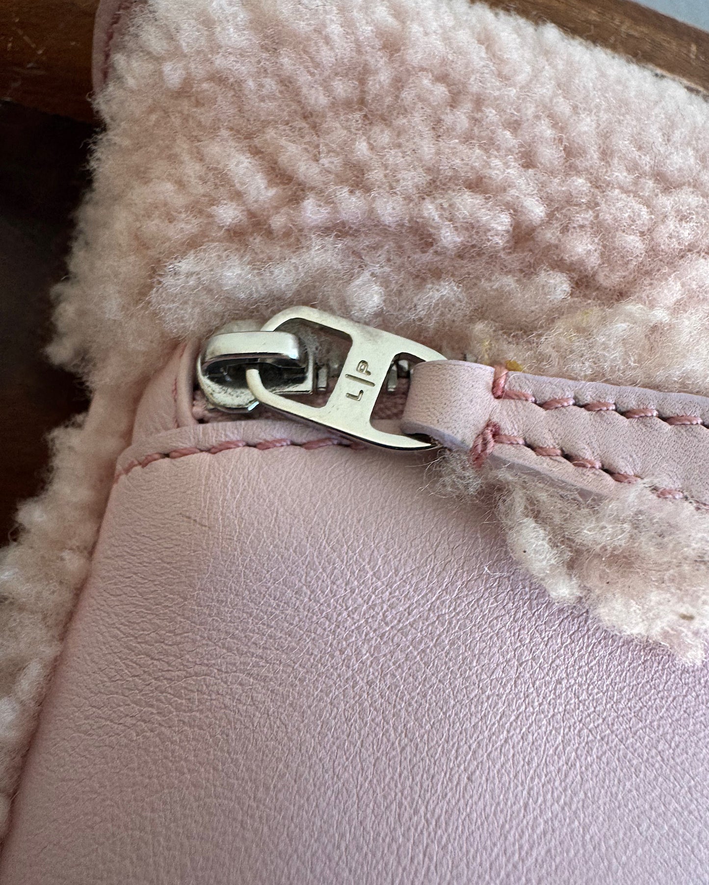 Baby Pink Leather Bag