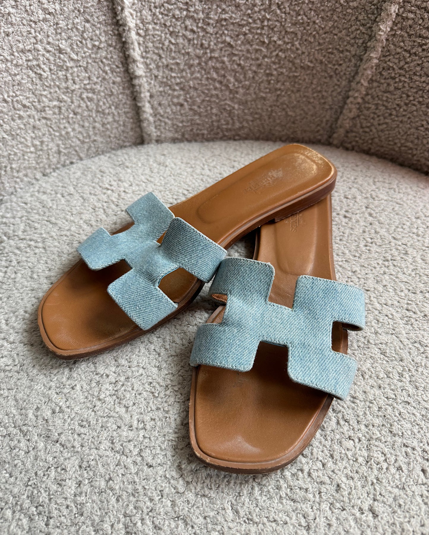 Denim Oran Sandals ~ Size 5.5