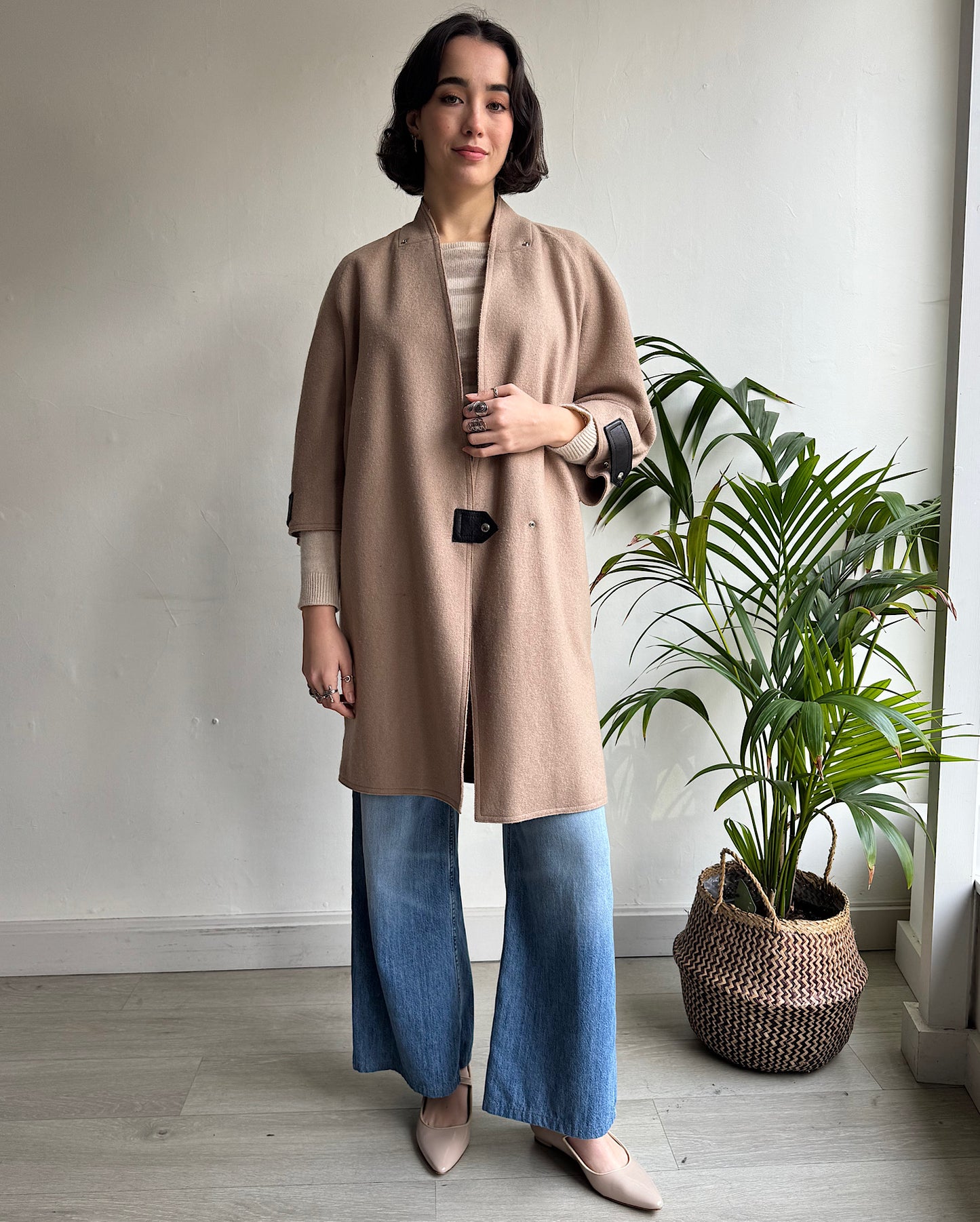 Camel Coat ~ Size M