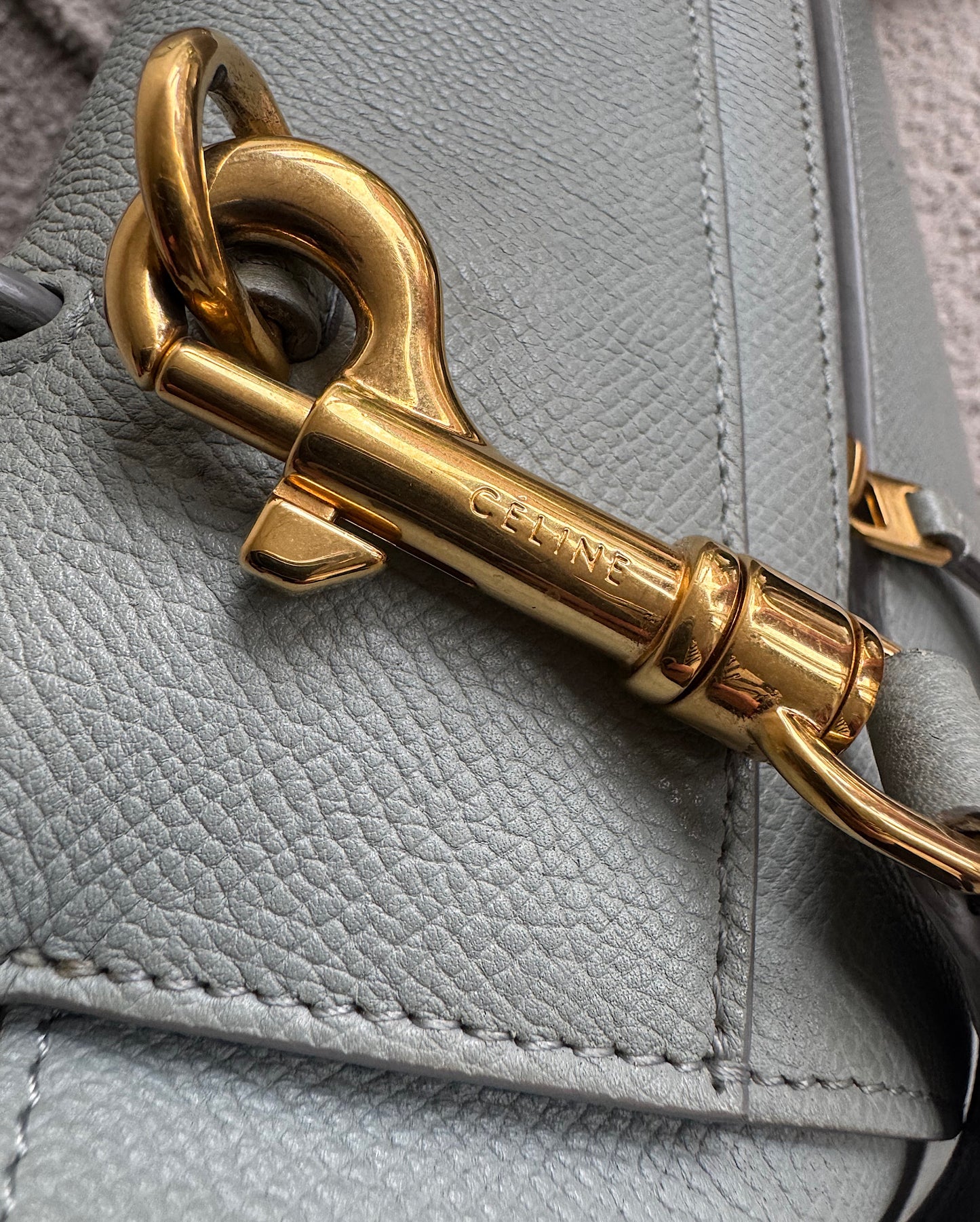 Eggshell Blue Belt Bag