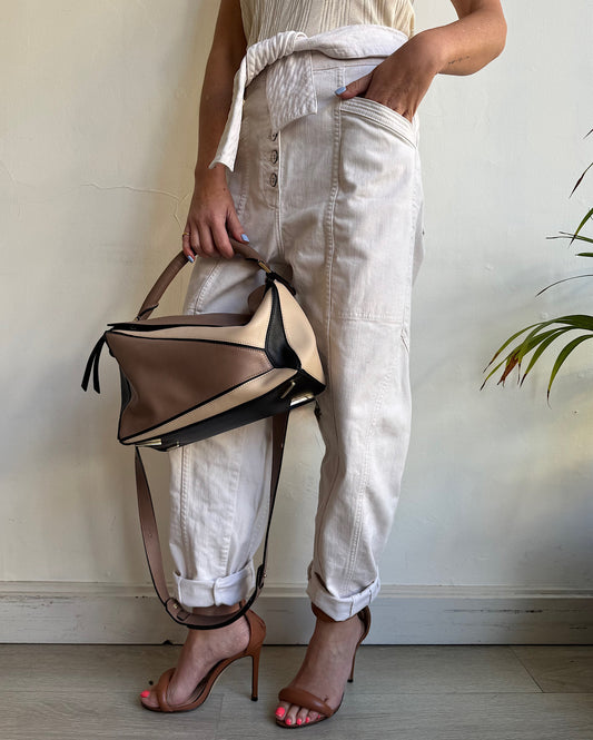 Cream Trousers ~ Size 8