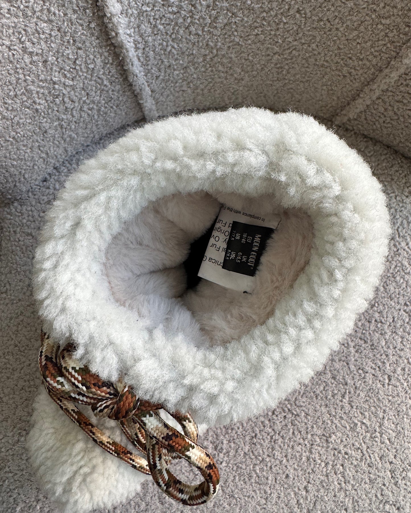 Shearling & Suede Snow Boots ~ Size 7