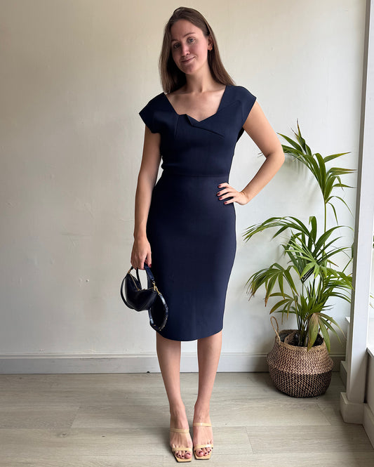 Navy Dress ~ Size 12