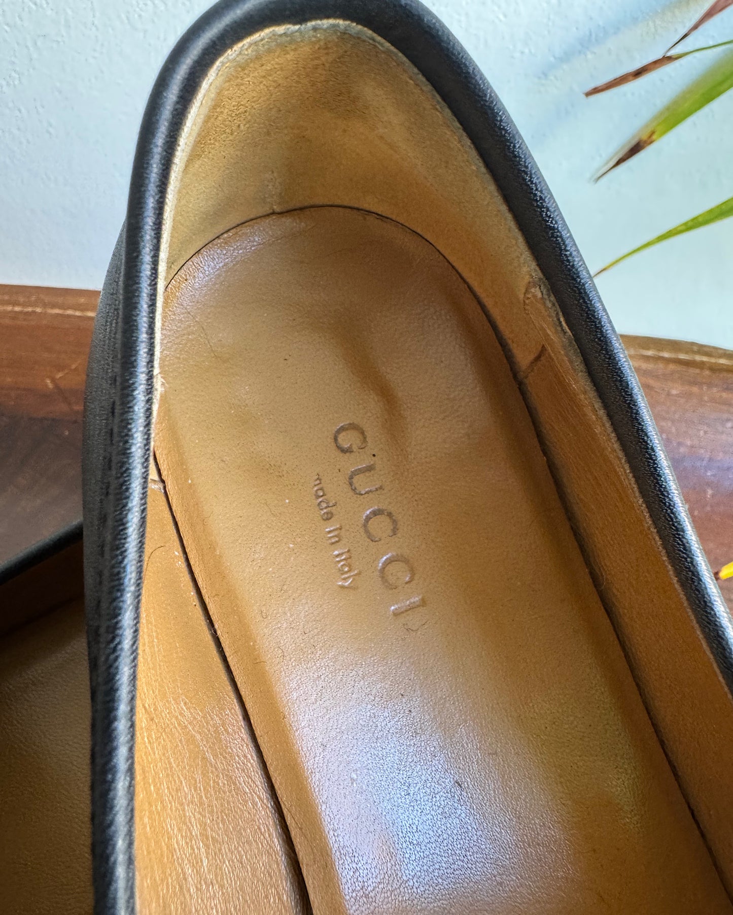 Black Horsebit Loafers ~ Size 6