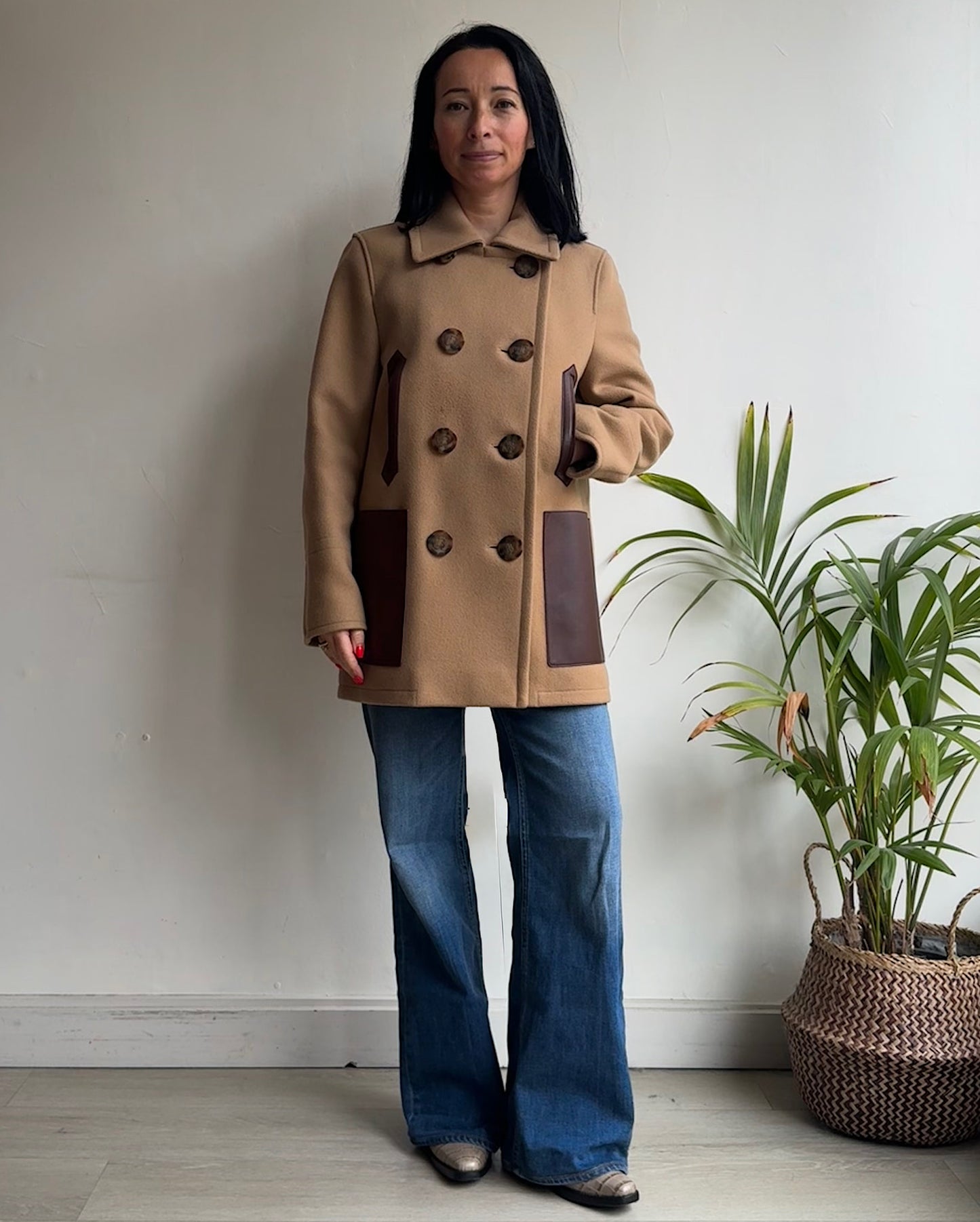 Camel Coat ~ Size 10