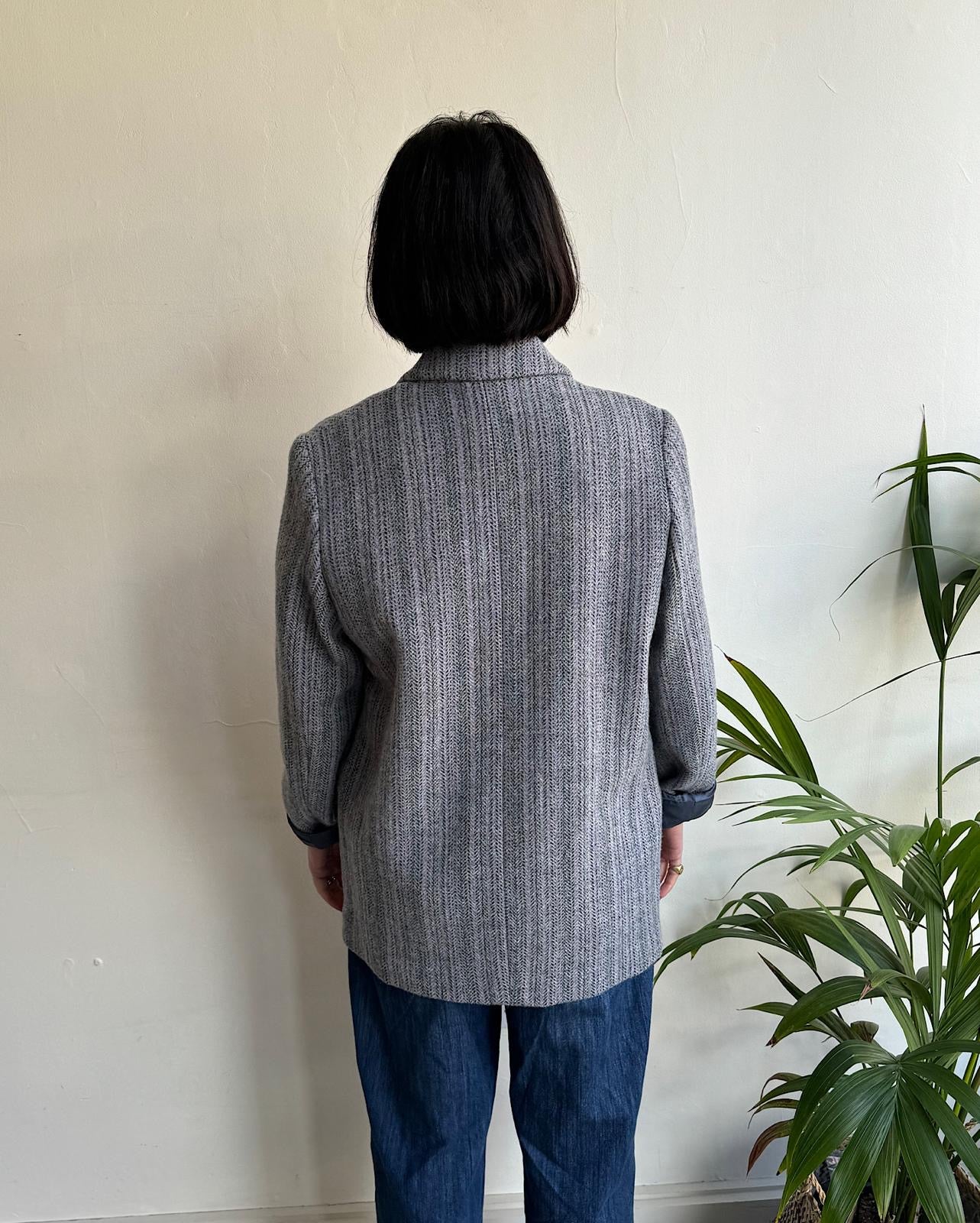 'Charley' Grey Jacket ~ Size 10 rear view