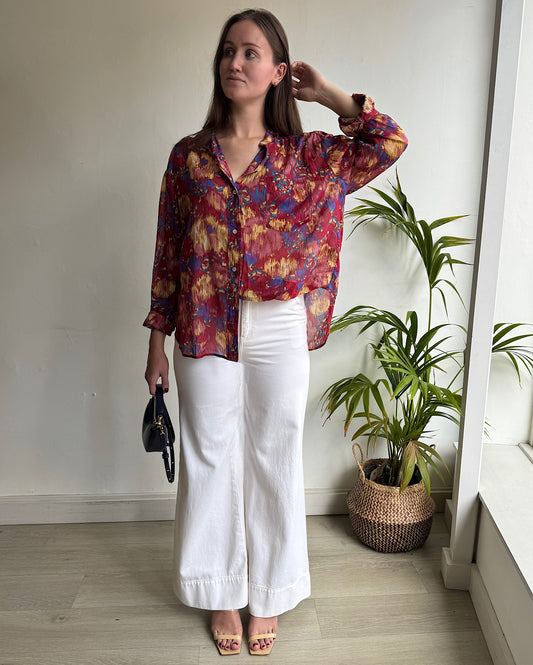 SALE Patterned Shirt ~ Size 10