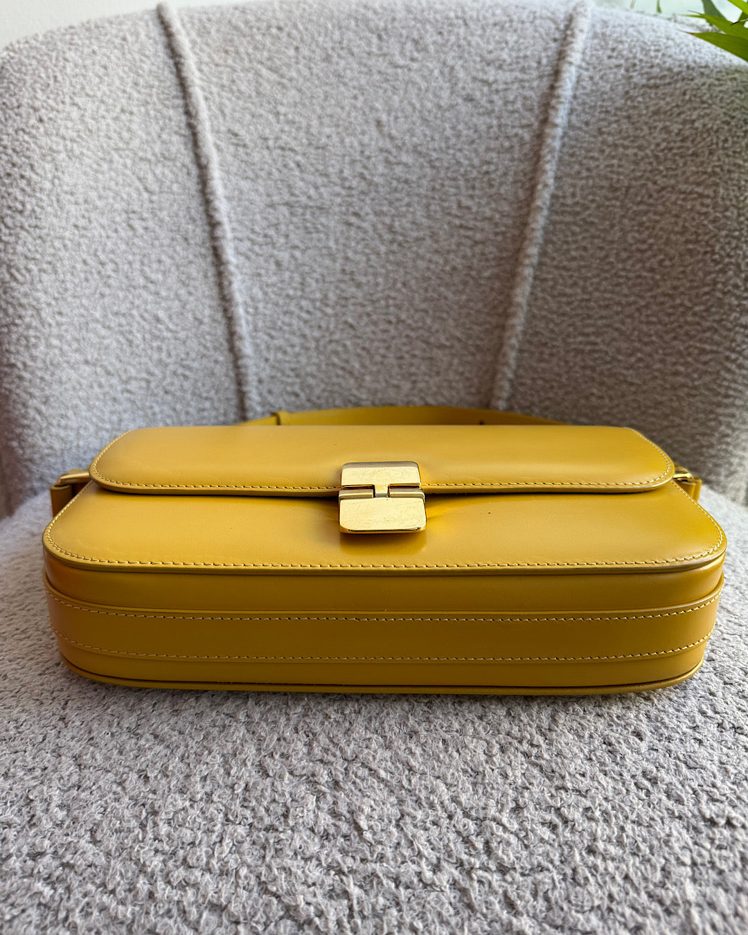 APC Mustard Leather Shoulder Bag