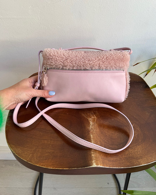 Baby Pink Leather Bag