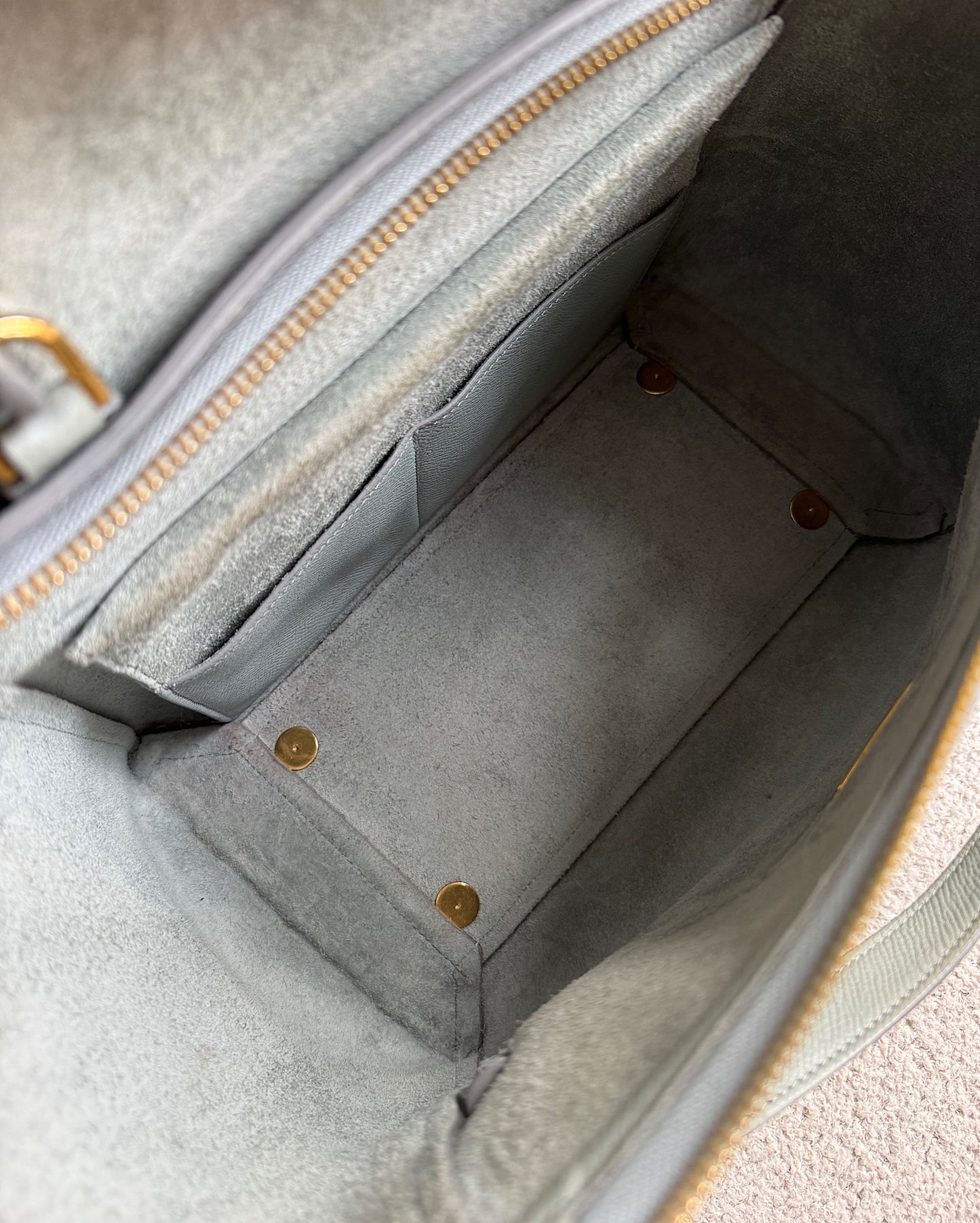 Eggshell Blue Belt Bag