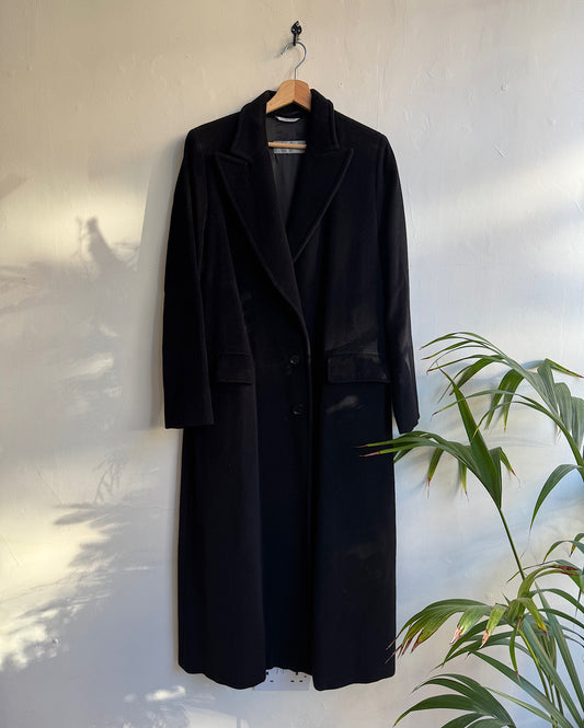 Classic Wool & Angora Coat ~ size 12