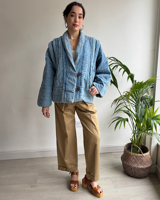 Denim Statement Jacket ~ Oversized XXS