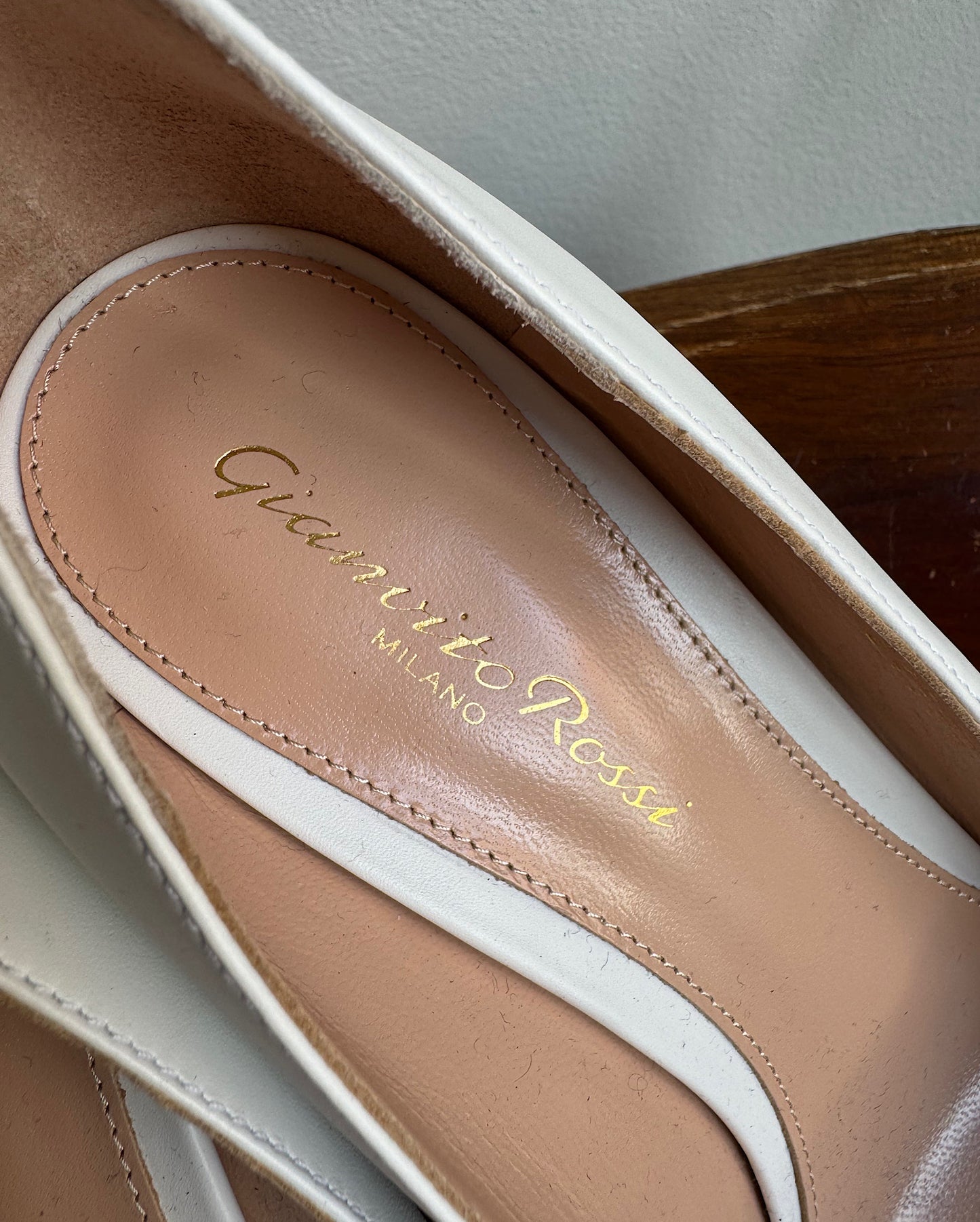 White Heels ~ Size 3.5