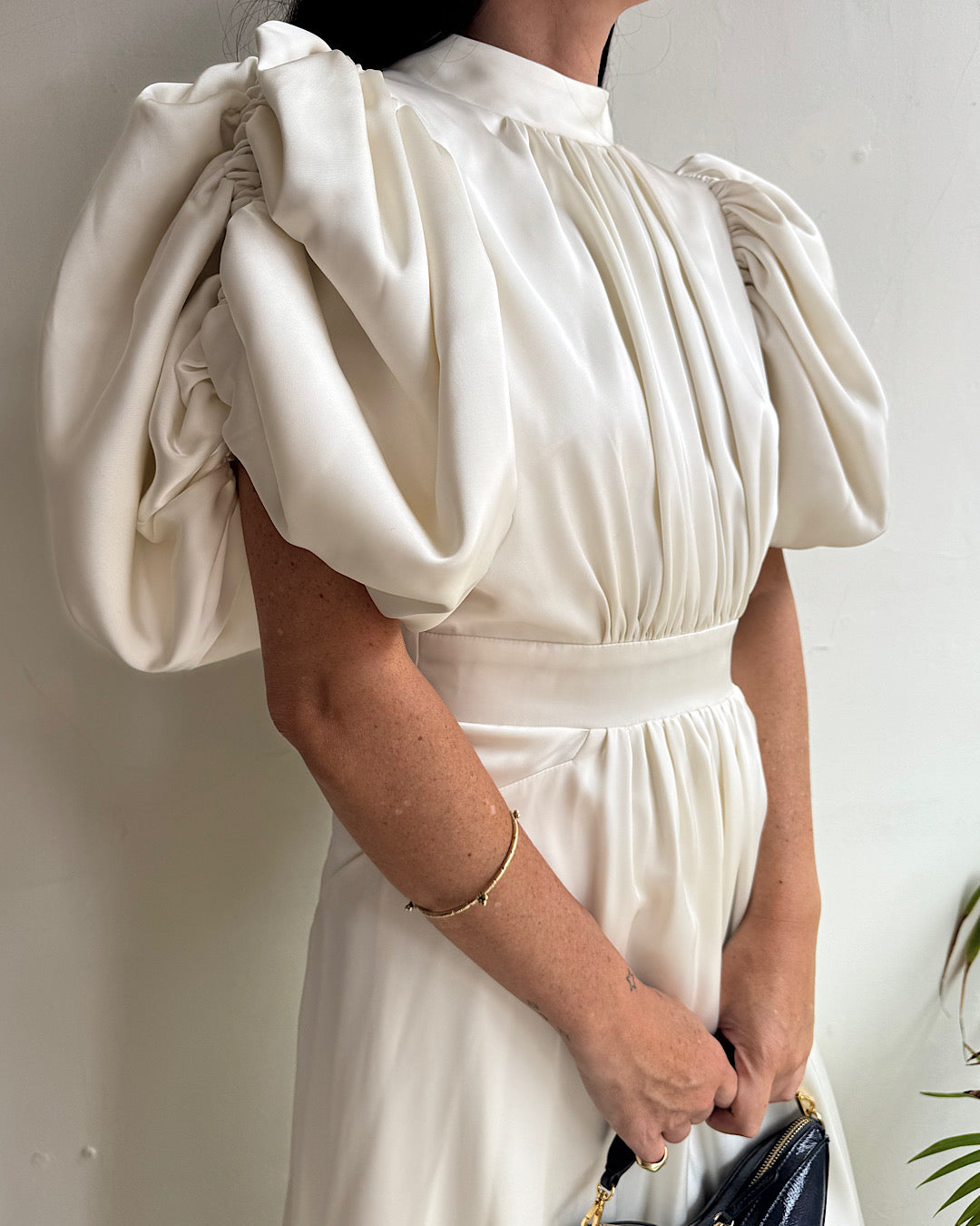 Rotate White Cut Out Back Dress ~ Size 10