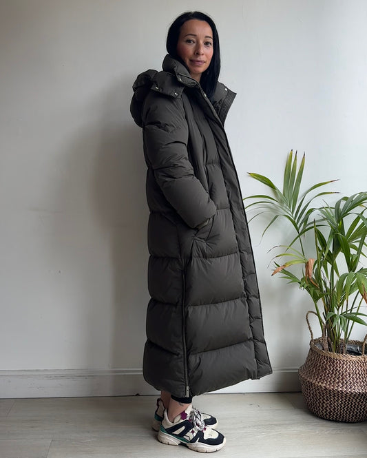 Khaki Long Kelly Parka ~ Size S