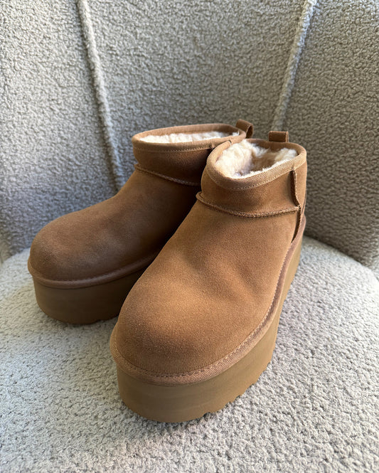 Ultra Mini Platform Boots ~ Size 5