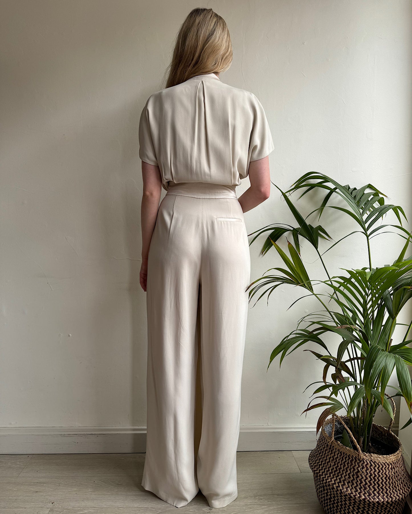 Off White Jumpsuit ~ Size 12