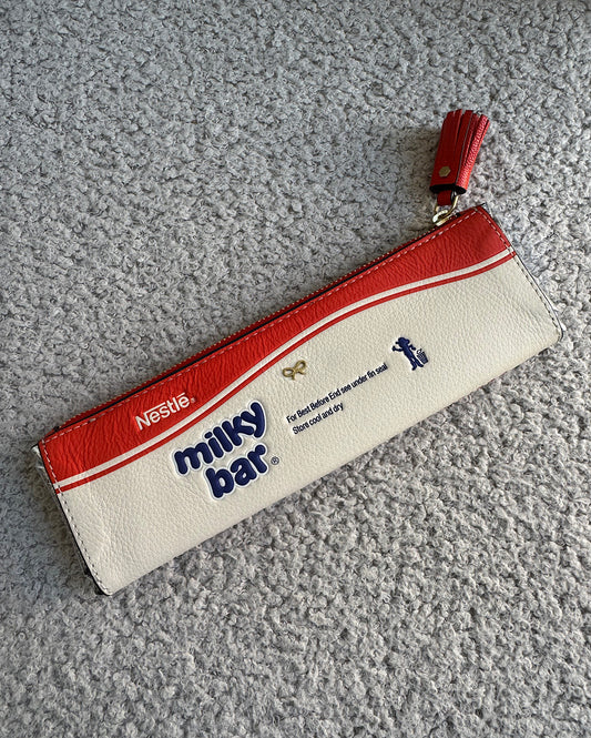 Milkybar Leather Pencil Case