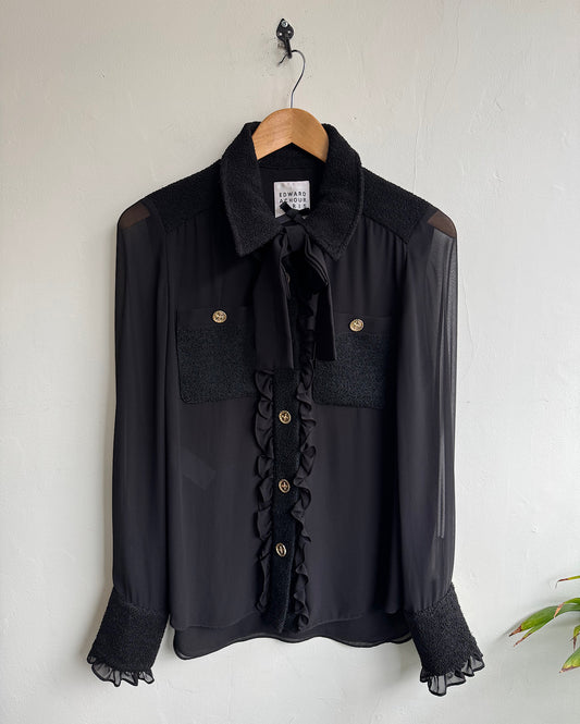 Black Blouse ~ Size 12