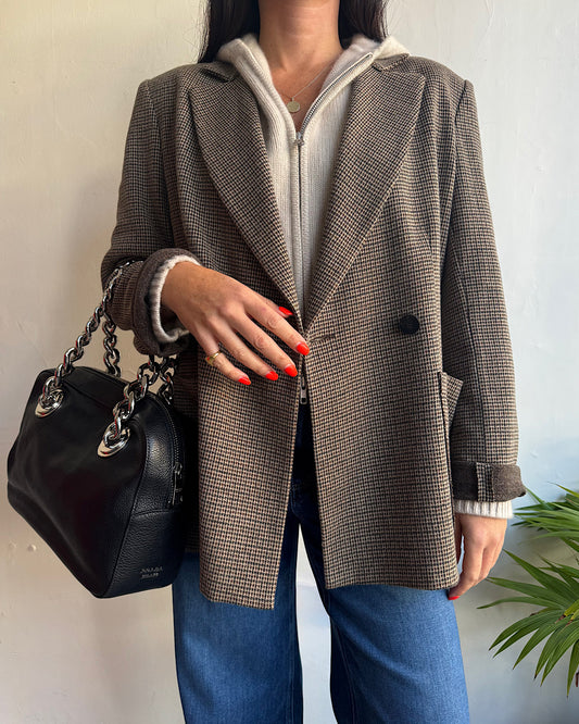 Harris Wharf Houndstooth Jacket ~ Size 12