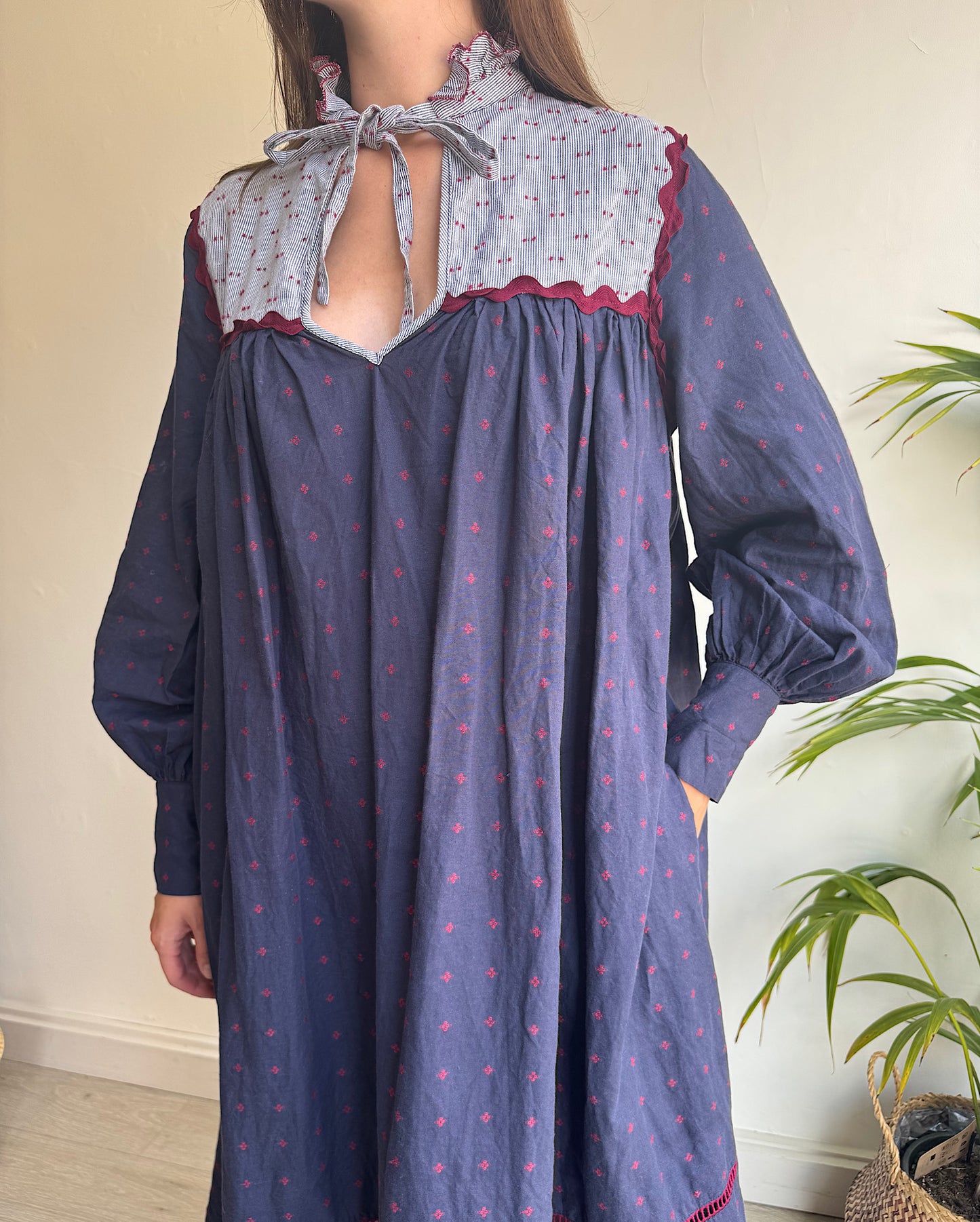 Navy Dress ~ Size S