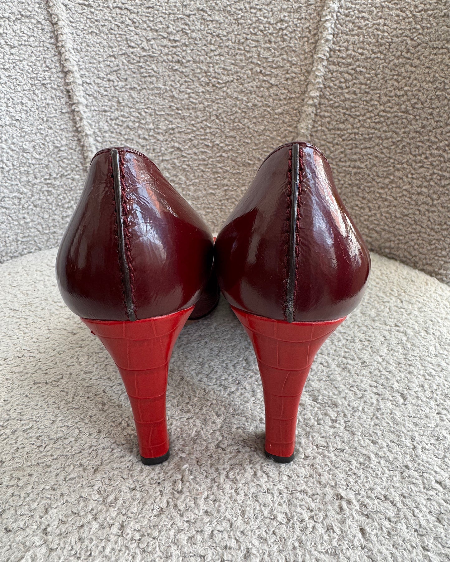 Louis Vuitton Burgundy Heels ~ Size 5.5