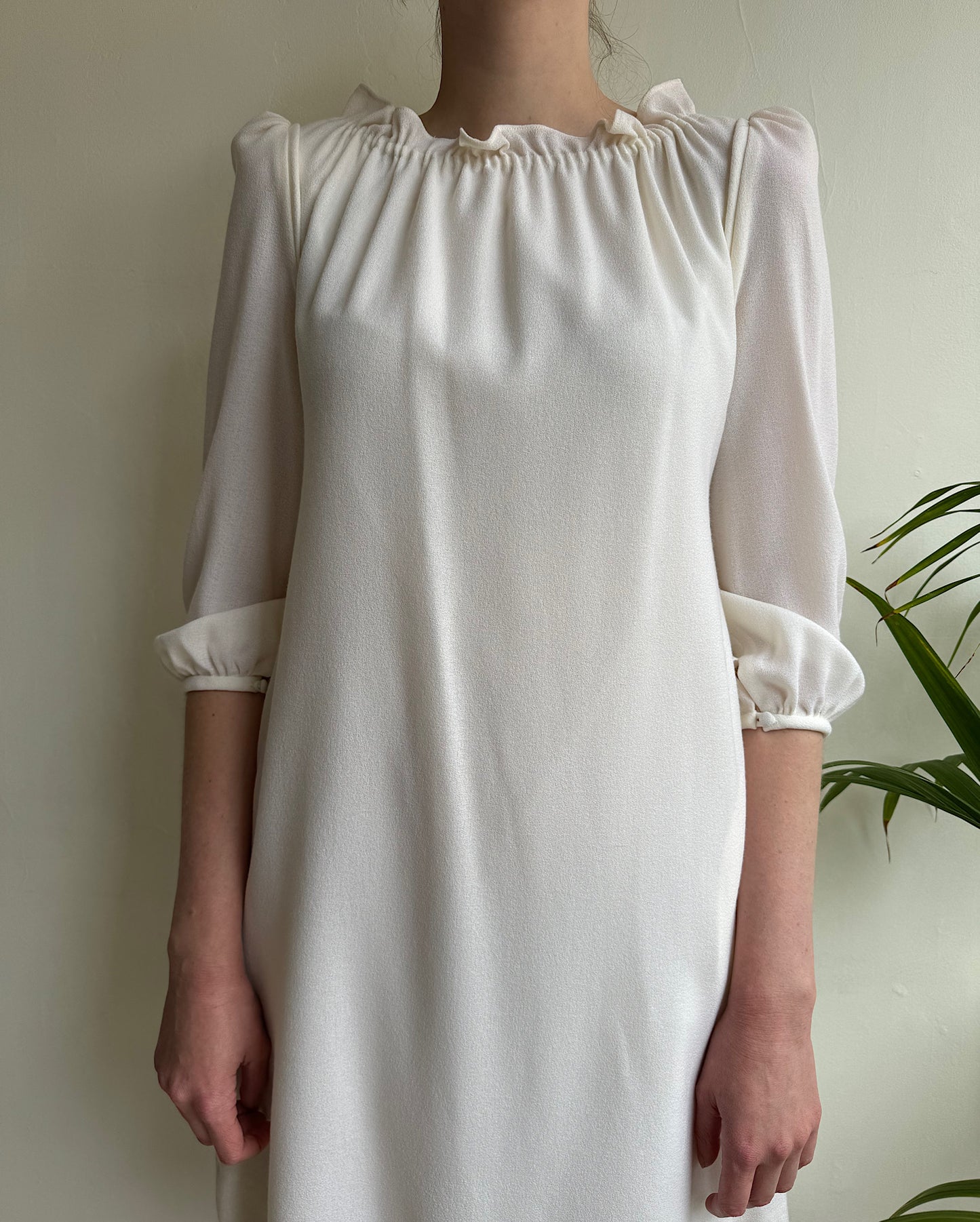 Cream Dress ~ Size 10