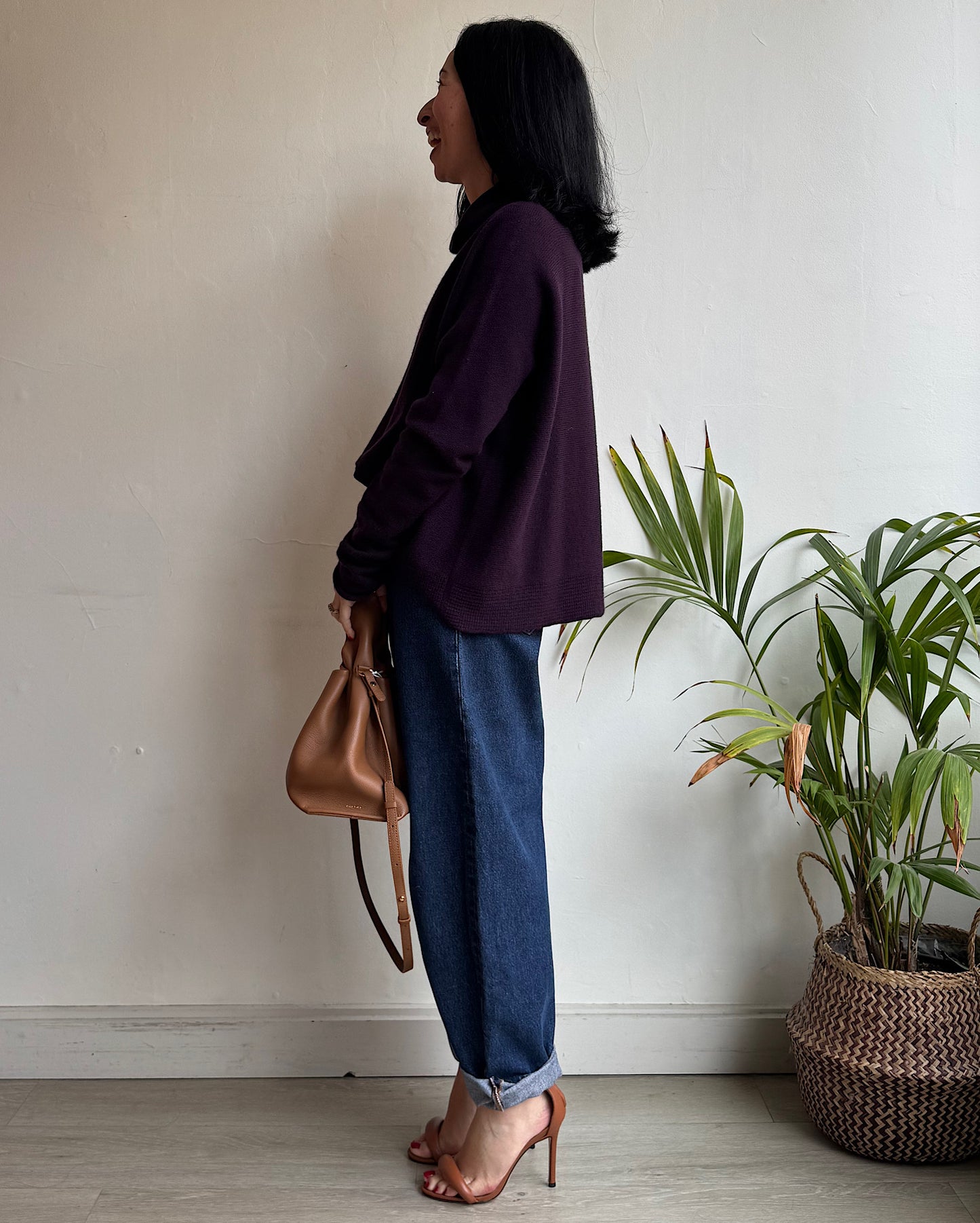 Aubergine Cashmere ~ Size M