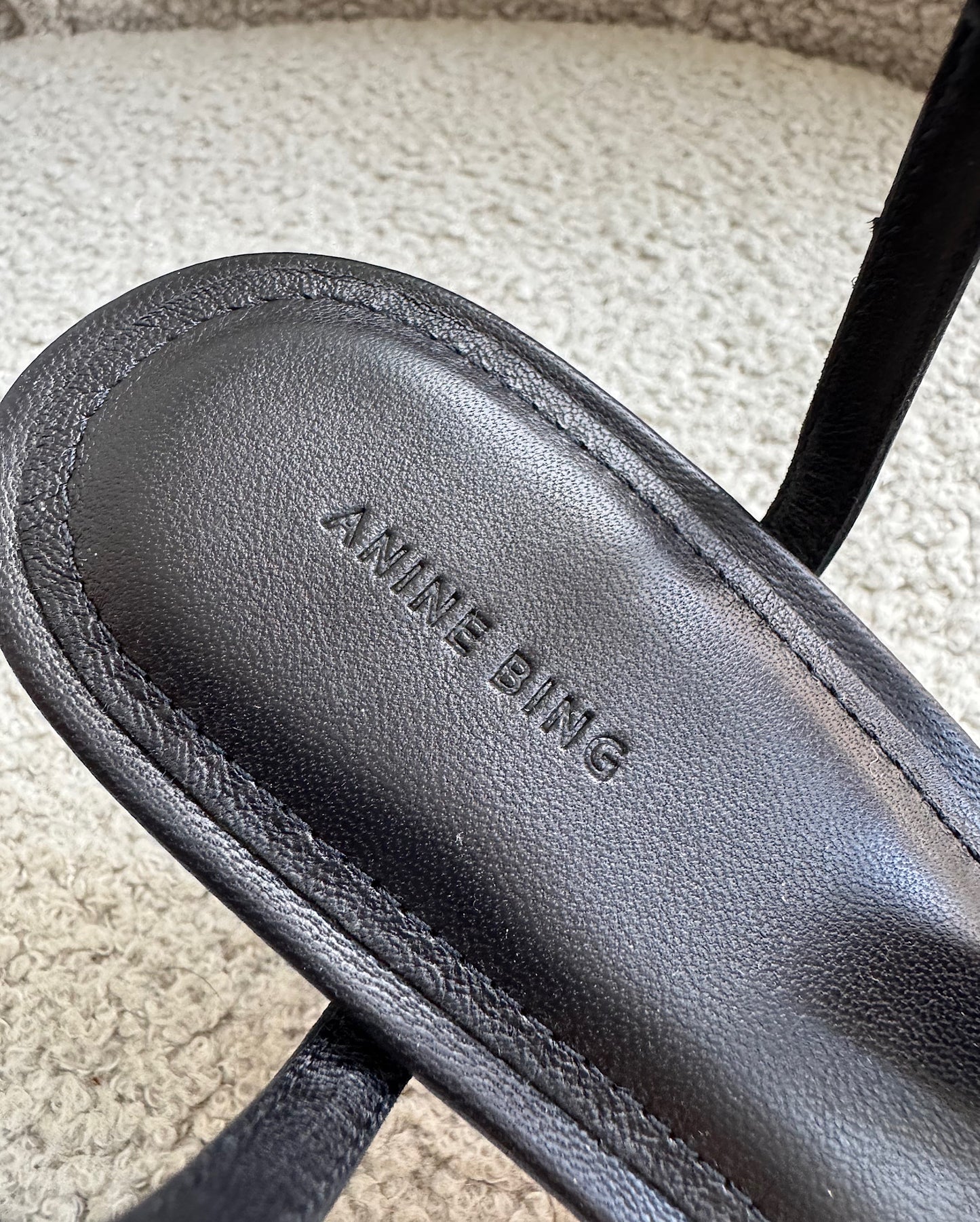 Black Heeled Sandals ~ Size 4