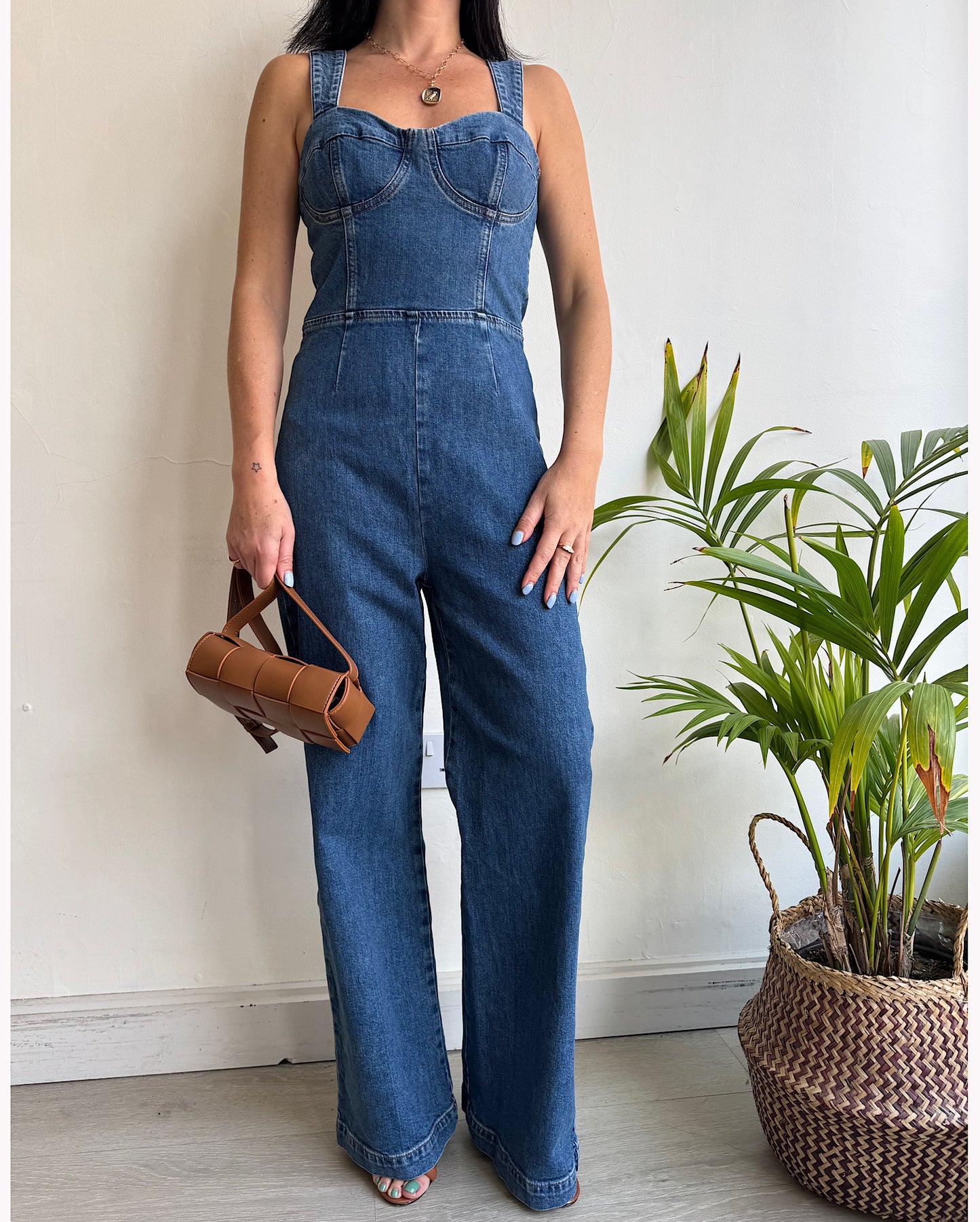 Denim Jumpsuit ~ Size 8