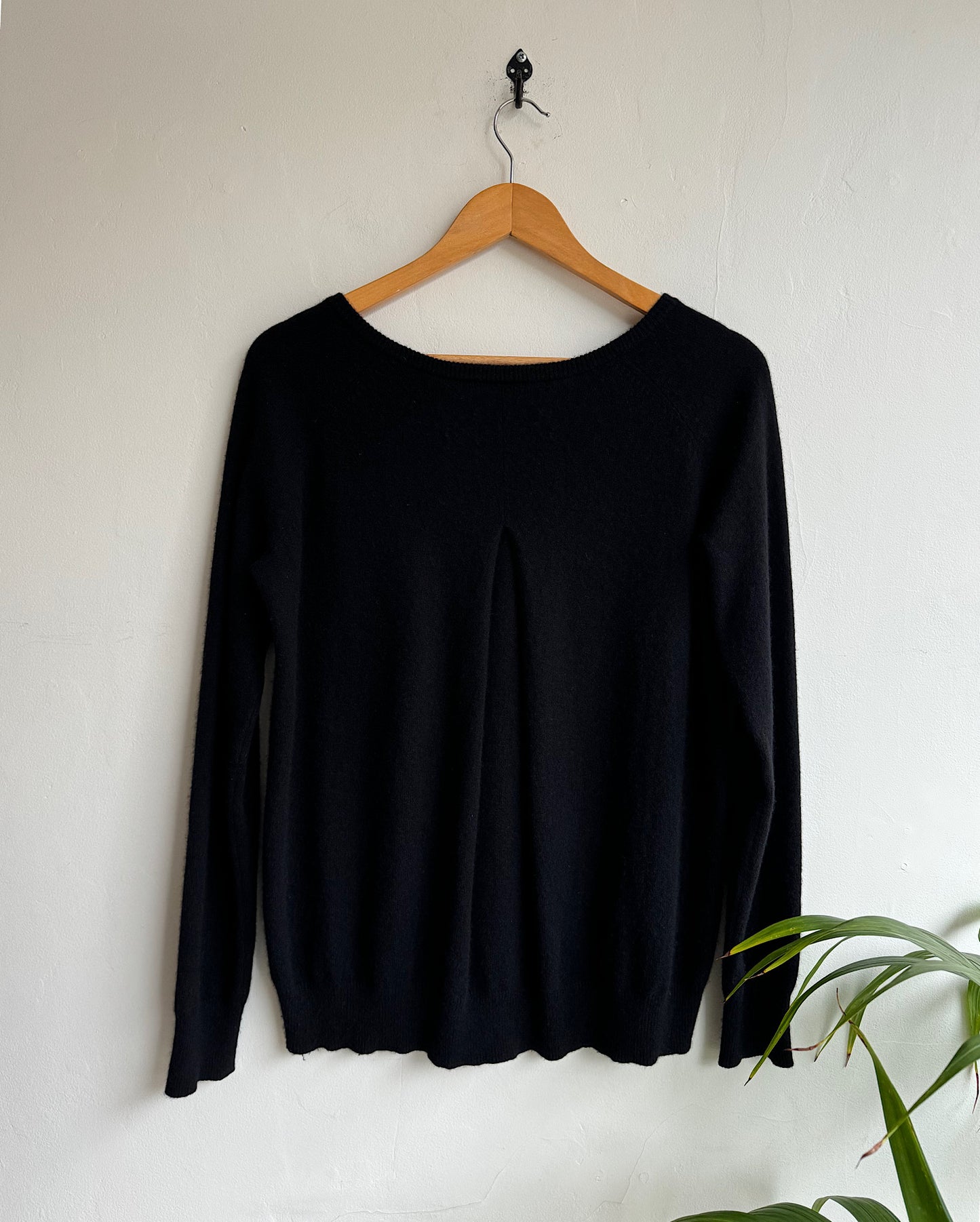 Black Cashmere Knit ~ Size S/M