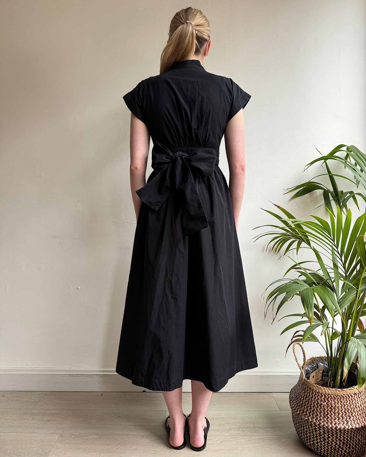 SALE Black Wrap Dress ~ Size 8