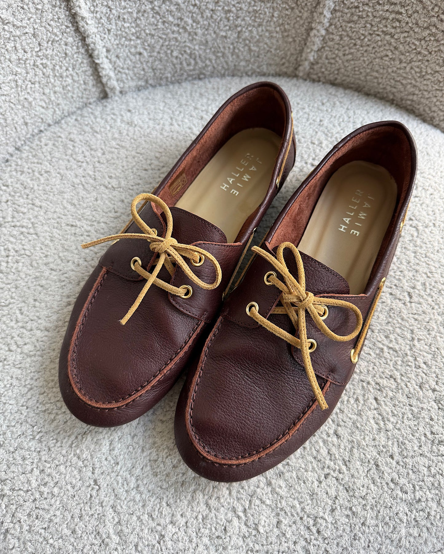 Oxblood Boat Loafers ~ Size 6.5