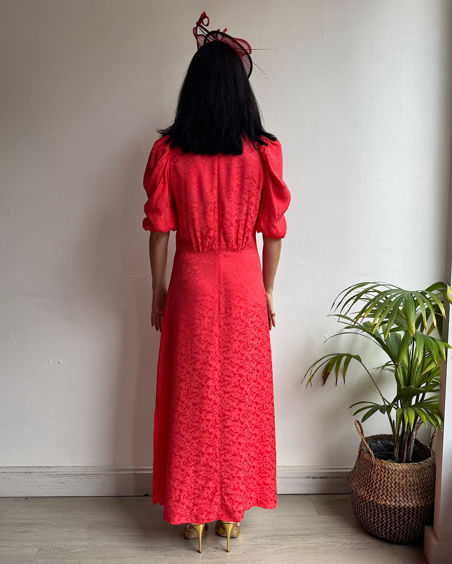 Fee Gee Coral Dress ~ Size 8