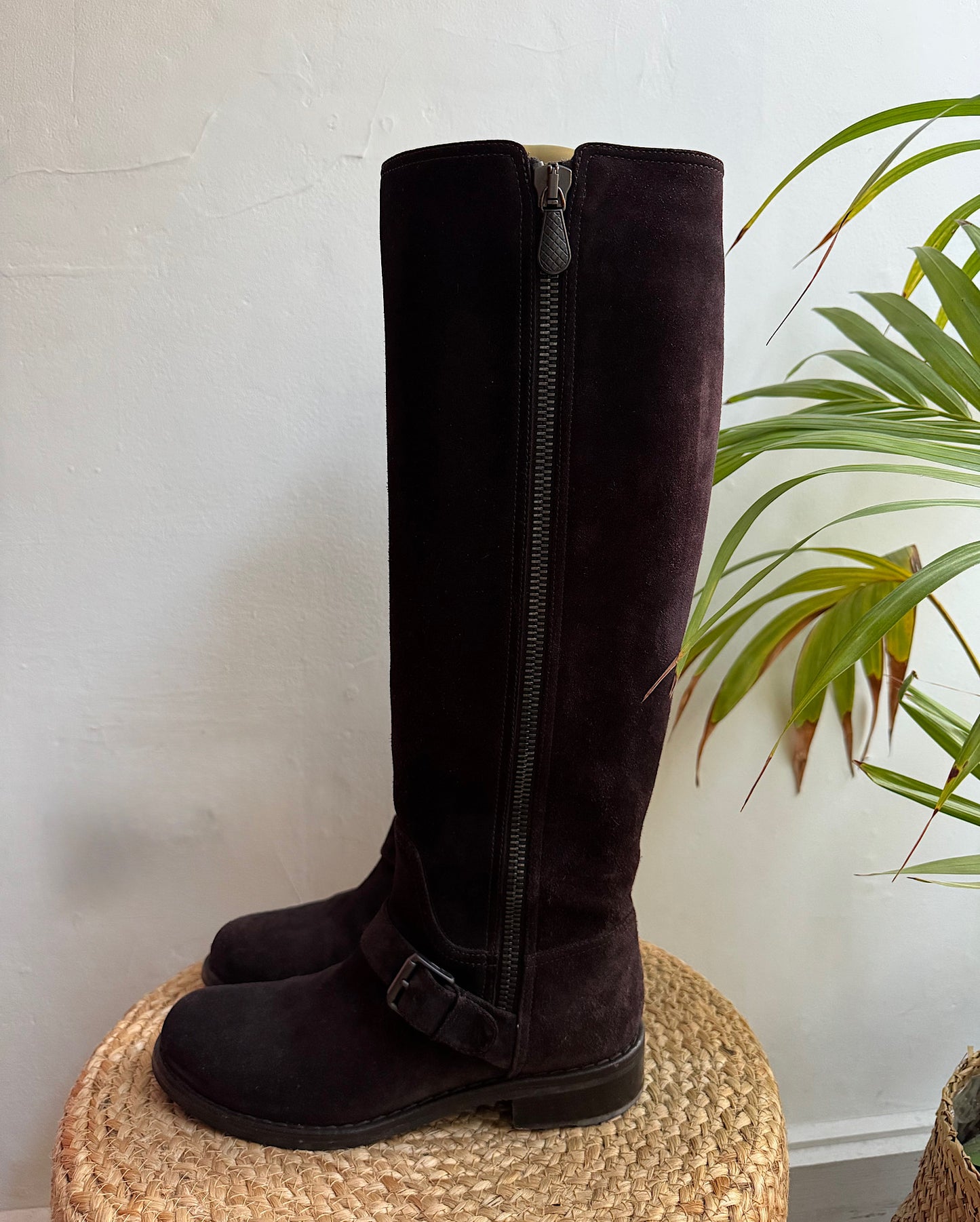 Brown Suede Boots ~ Size 5