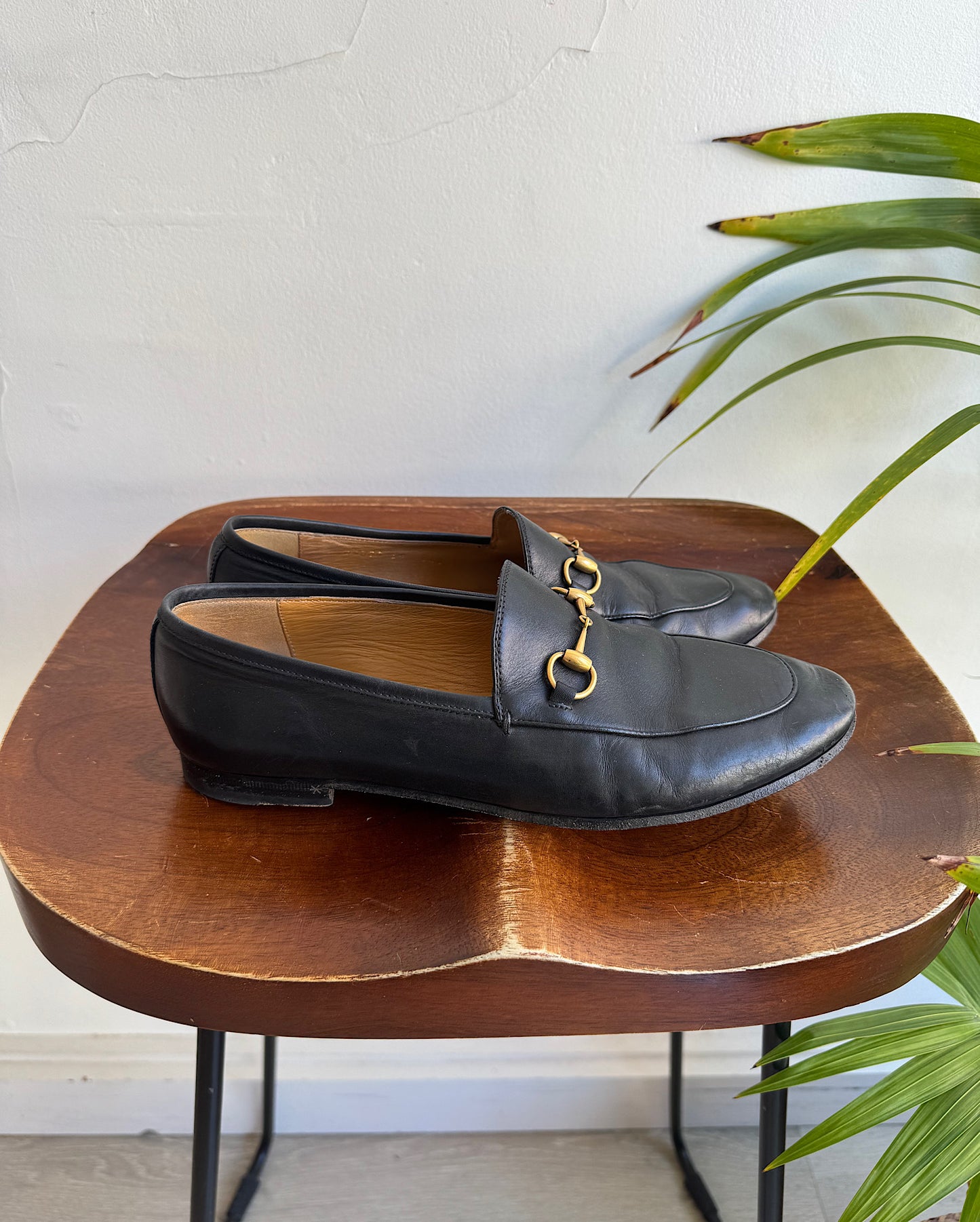 Black Horsebit Loafers ~ Size 6