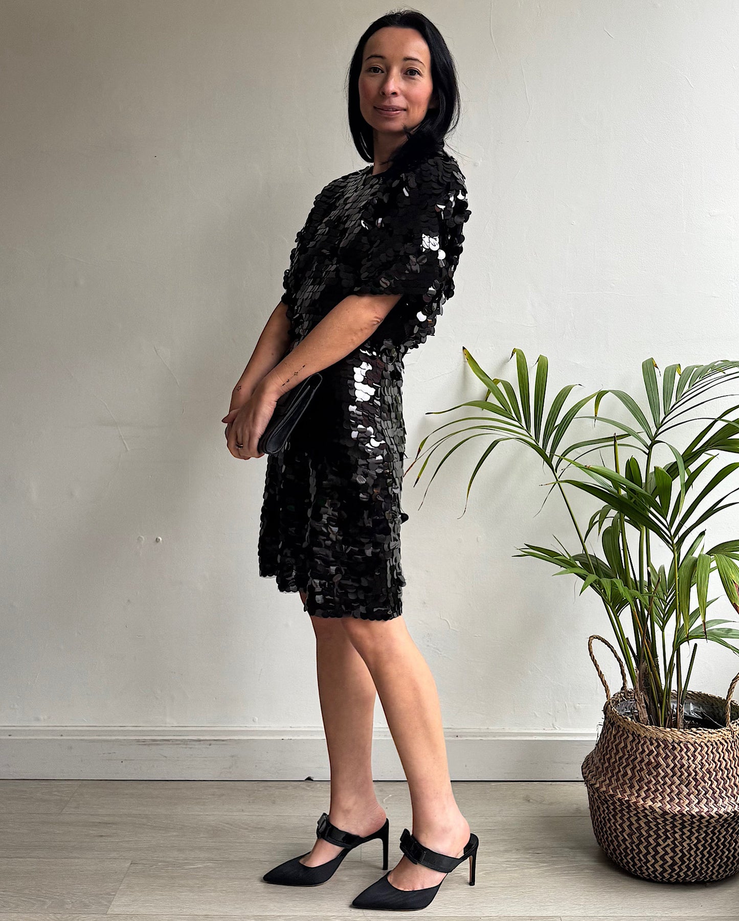 Sequinned Mini Dress ~ Size 10/12